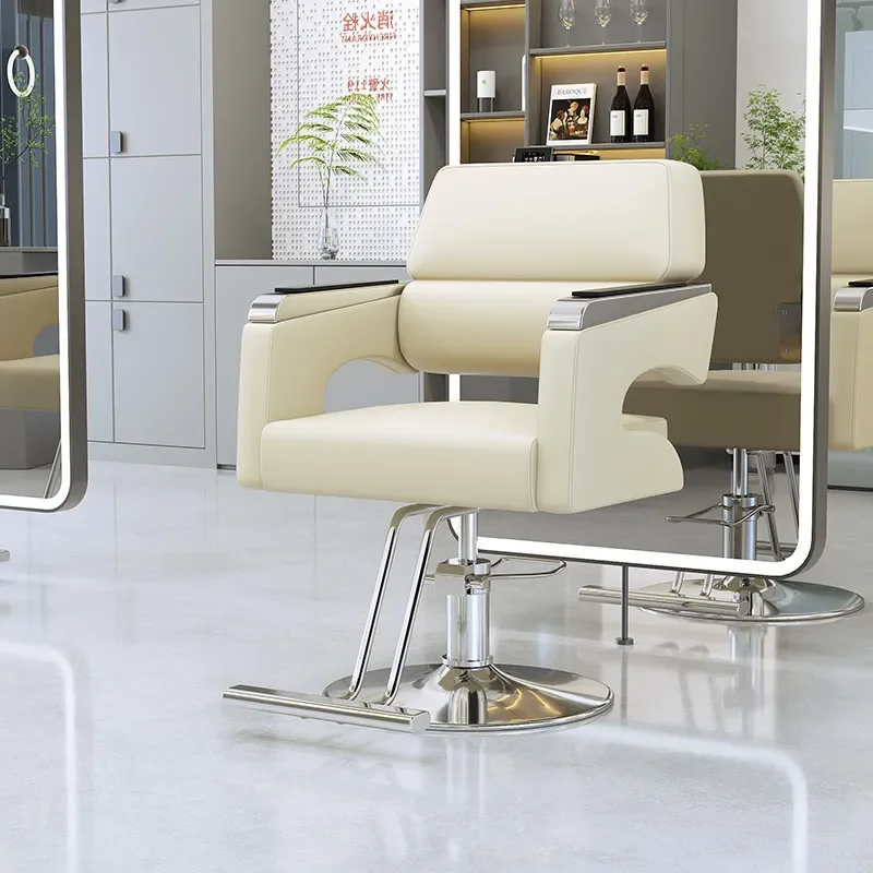 Luxury Comfortable Barber Chair Hair Salon Exclusive Modern Minimalist Salon Chair Professional Friseurstuhl Salon Furniture 6