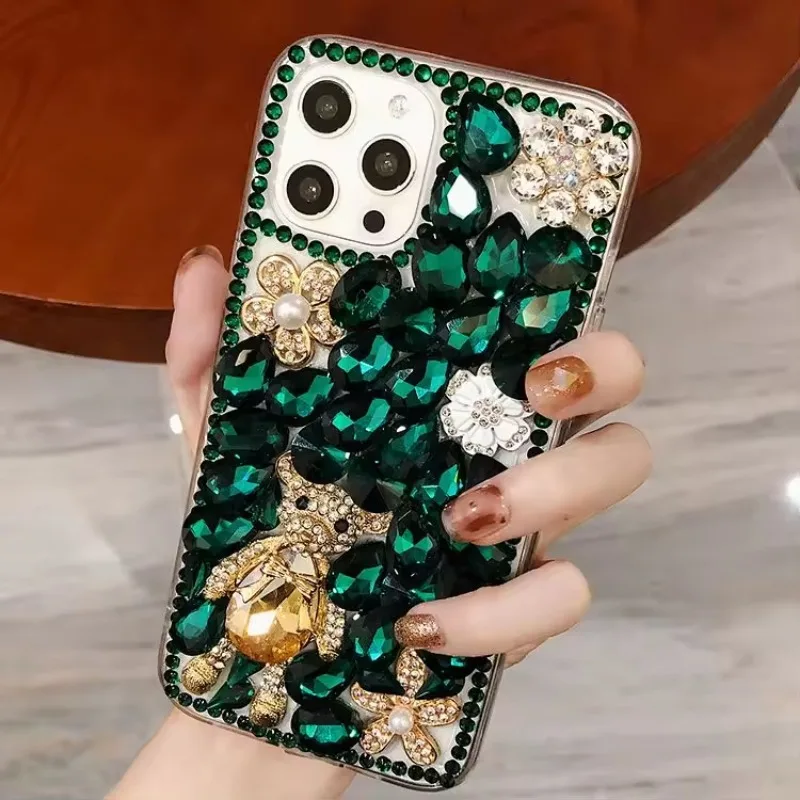 Luxury Design Bling Diamond Mobile Phone Case, Back Cover for Xiaomi Redmi 9A Note8 Note10S Note11 12Pro