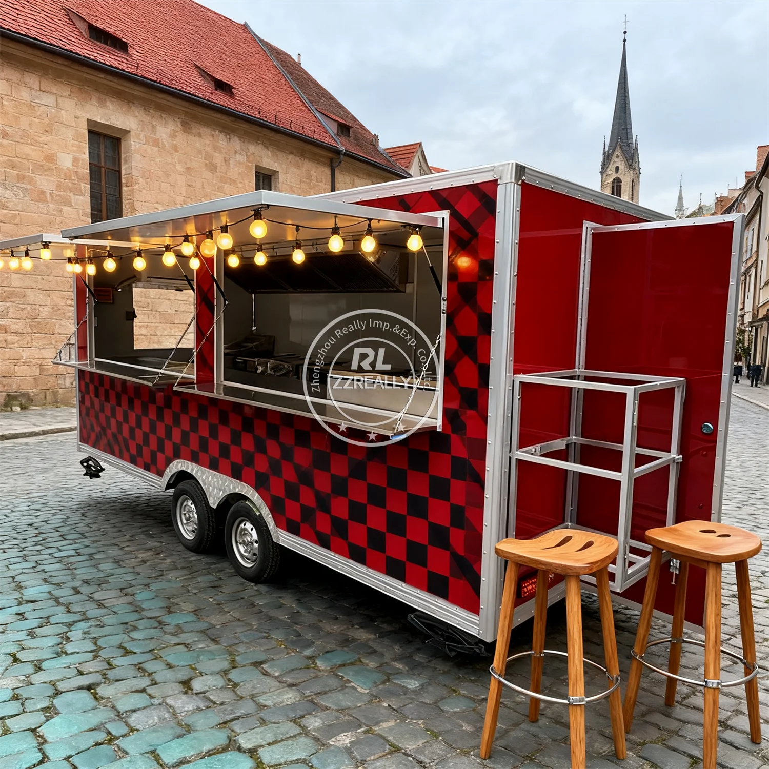 

American Standard Mobile Kitchen Car Pizza Food Truck Trailer Catering Truck Hot Dog Food Trailer With Fully Equipped