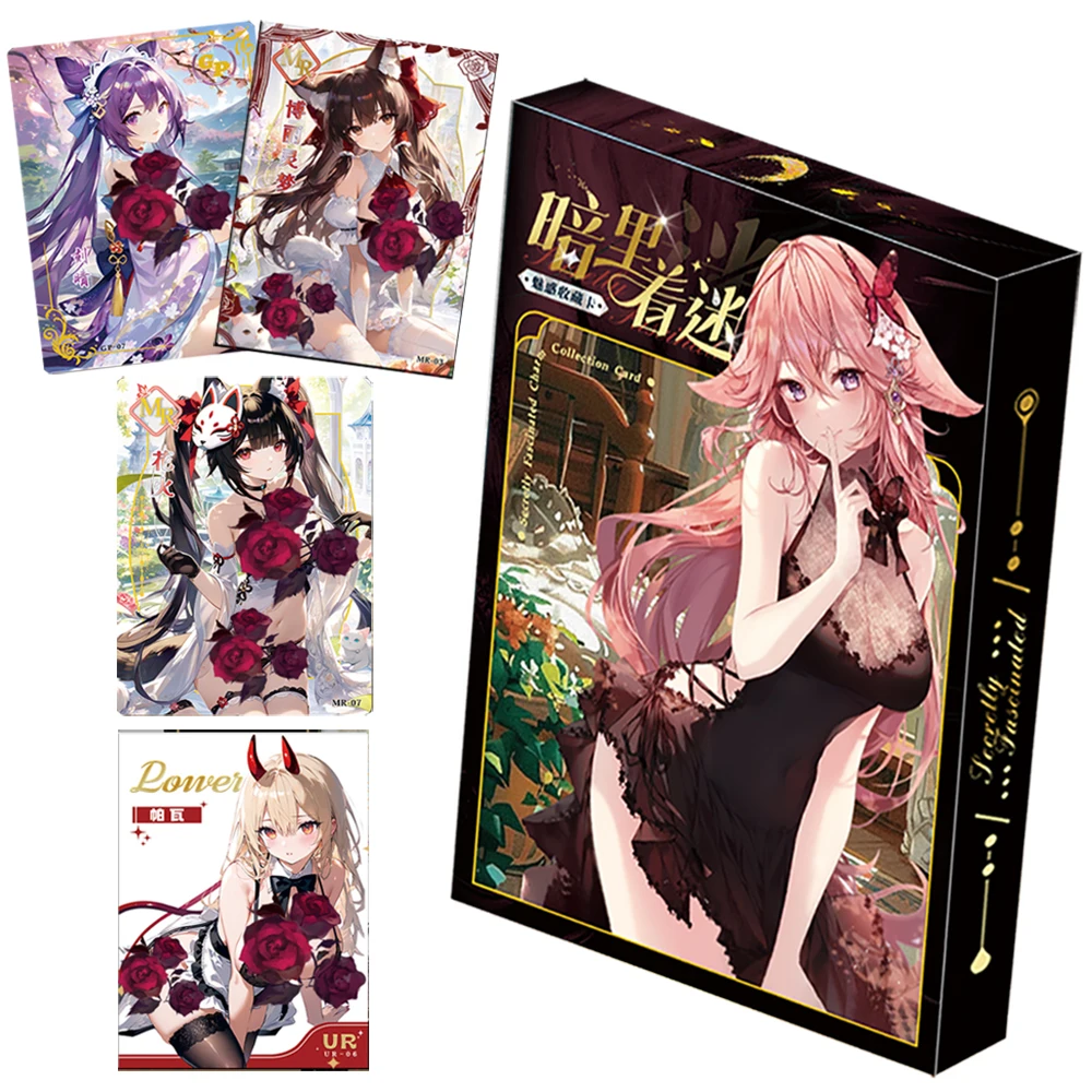 

Original Secretly Fascinated Charm Card for Kids Goddess Story Asuka Firefly Ram Rare Limited Game Collection Card Table Gifts
