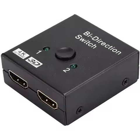 HDMI-Compatible Splitter 4K Switch KVM Bi-Direction 1x2/2x1 HDMI-compatible Switch 2 In1 Out for TV Box PS4/3 Switcher Adapter