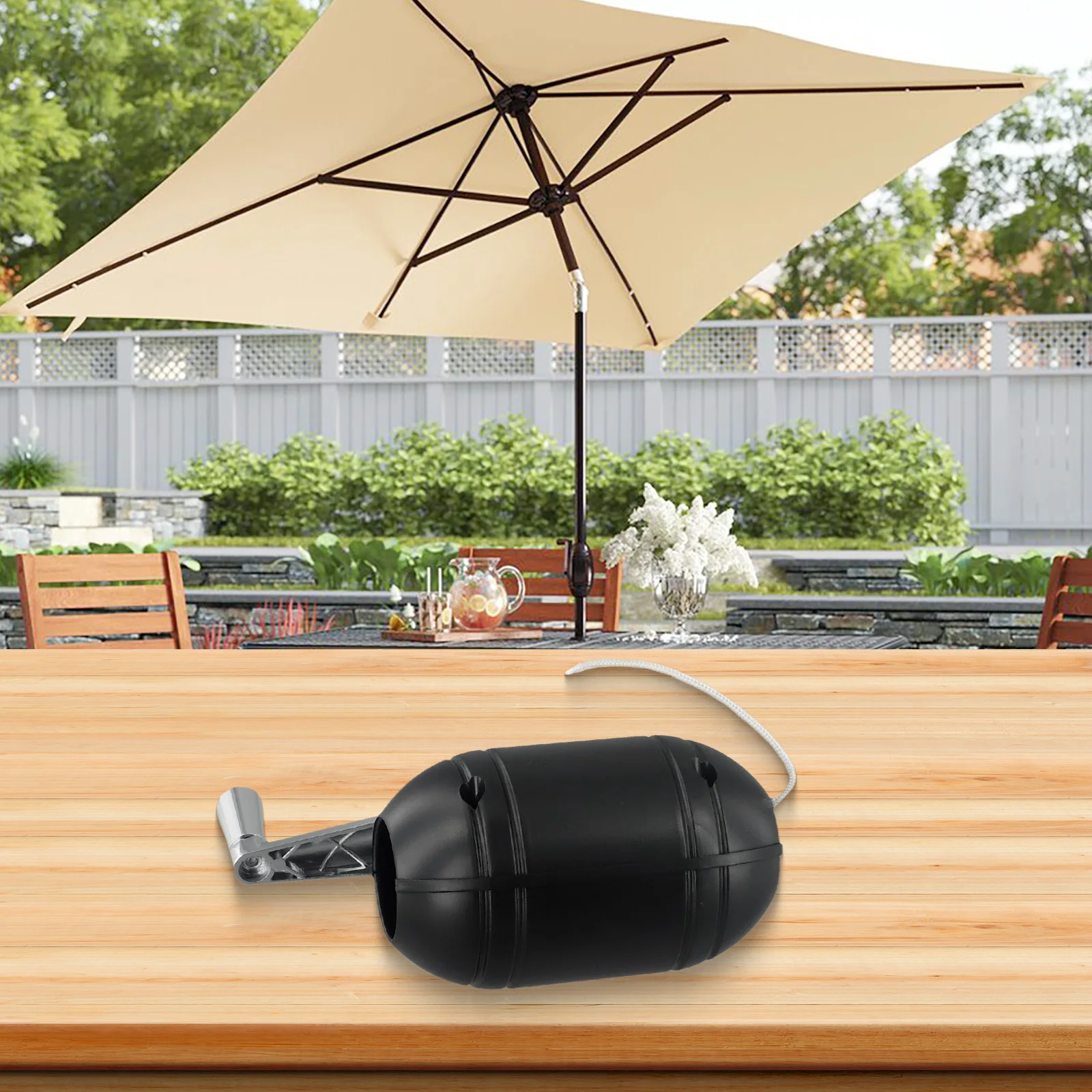 التوافق مع ملحقات المظلة استبدال المظلة اسم المنتج مقهى استبدال أجزاء كرنك للحديقة