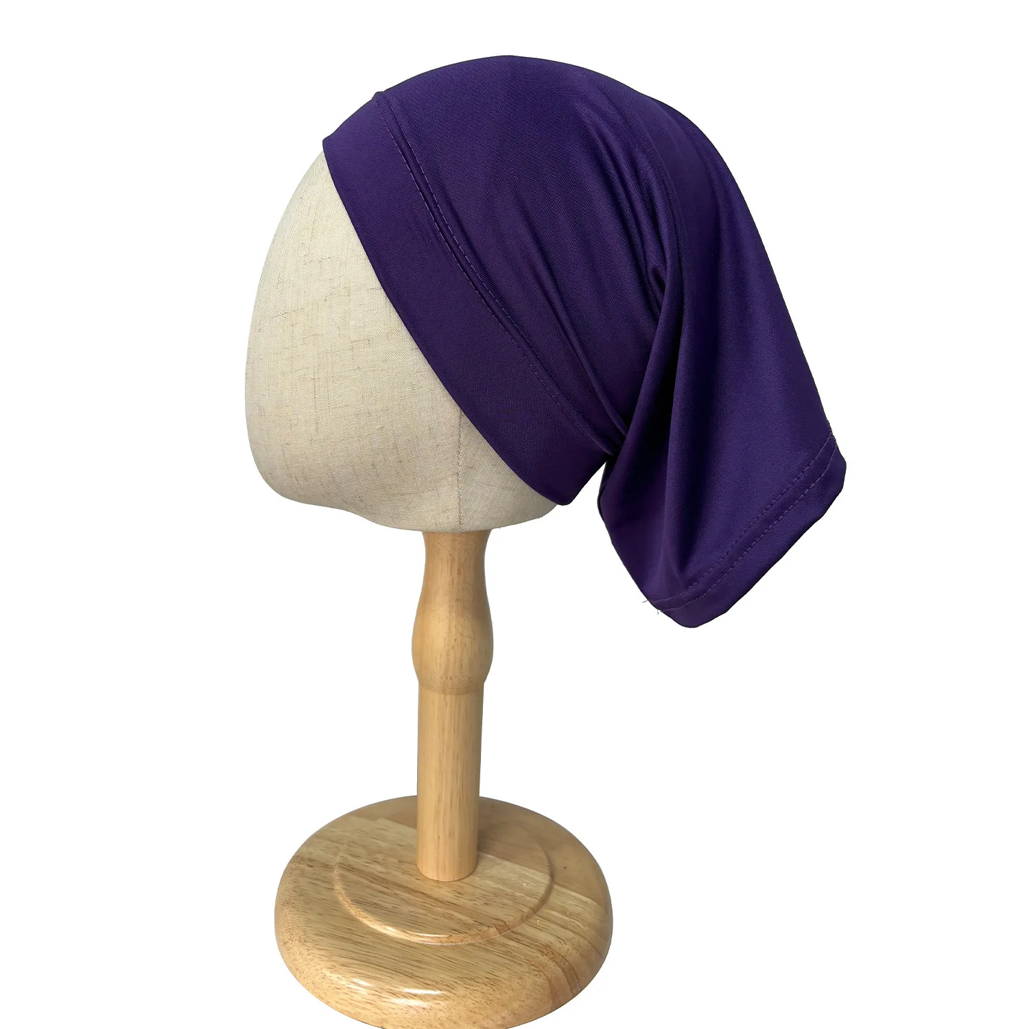Modische Modal-Hijab-Kappen für muslimische Frauen, als Unterzieh-Hijab oder als Kopftuch, in vielen Farben erhältlich, für Damen und Herren. – Detail 4