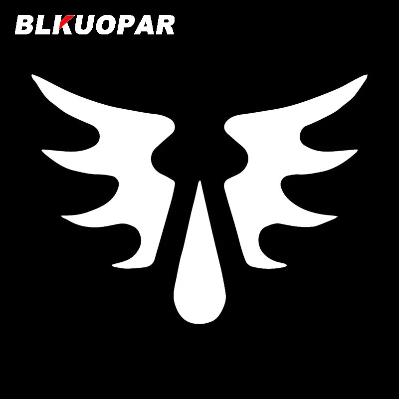 BLKUOPAR أجنحة ملائكة الدم الجرافيك سيارة ملصق بسيط بسيط واقية من الشمس مقاوم للماء يموت قطع الشارات ركوب الأمواج خوذة الكمبيوتر المحمول ديكور