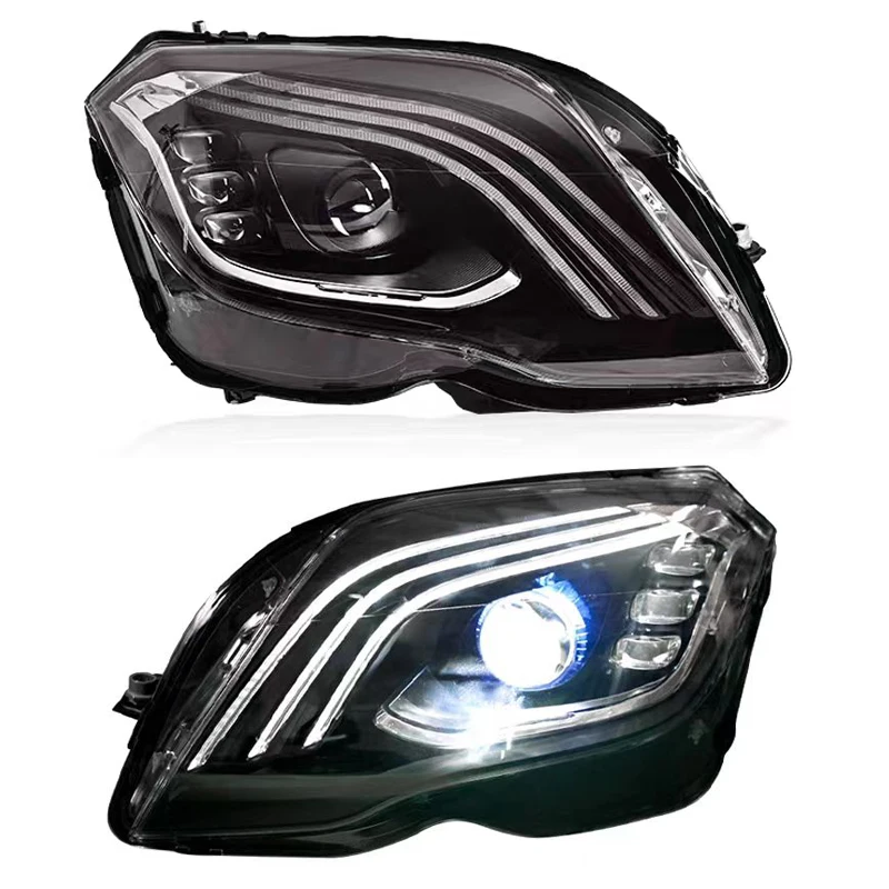 Suitable for Mercedes-Benz X204 Headlamp Projector Lens GLK Class GLK250 Dynamic Signal Headlamp GLK300 LED Headlamp