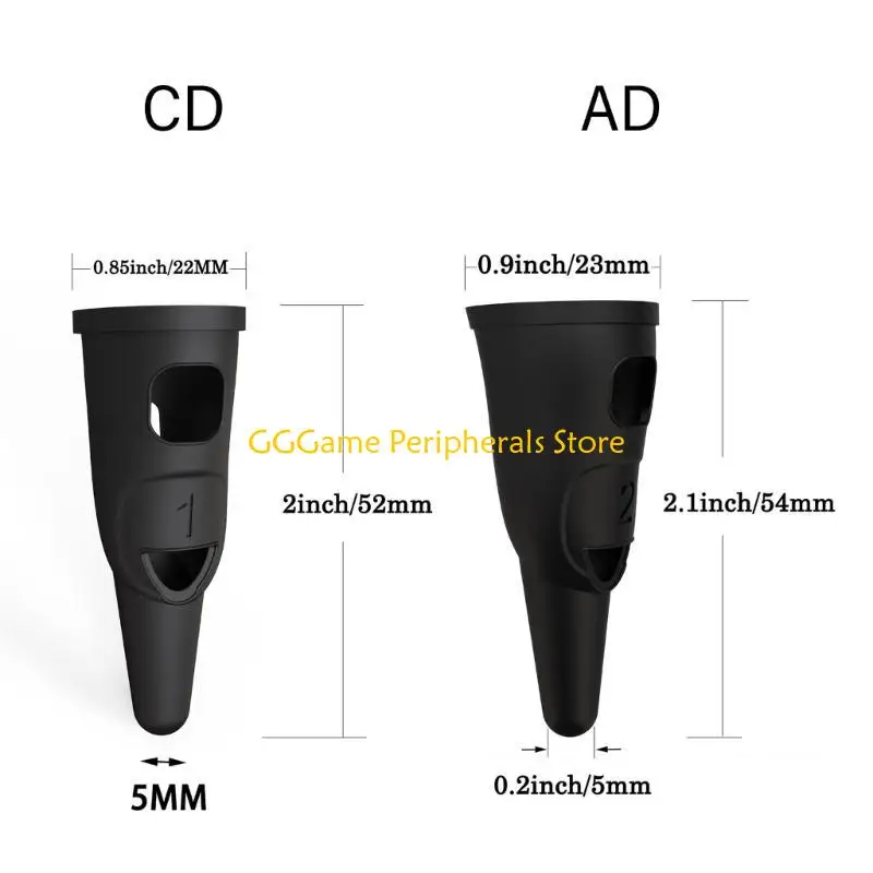 U55B Reusable Silicone Finger Guards Screen Finger Cots Cover for Mobile Devices