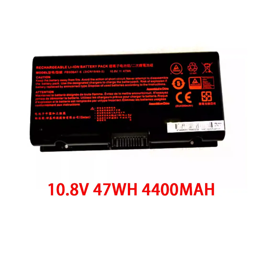 

Laptop Battery For CLEVO PB50BAT-6 10.8V 47WH 4400MAH/11.1V 62WH 5500mAh New