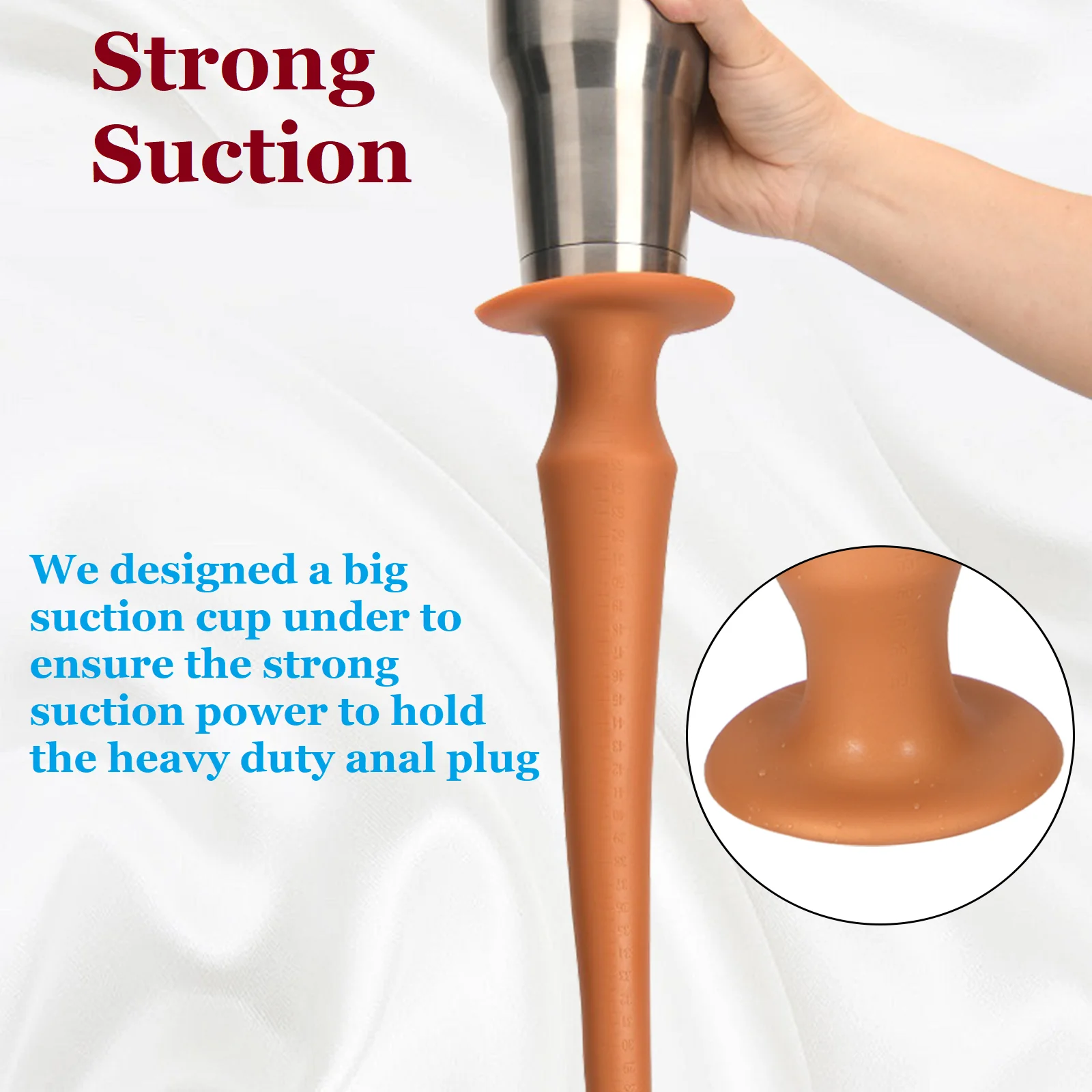 Super Long Anal Plug Silicone Large Anal Dildo Plug Sex Game Toy for Anus Vagina Stimulation for LGBT BDSM Erotic Play