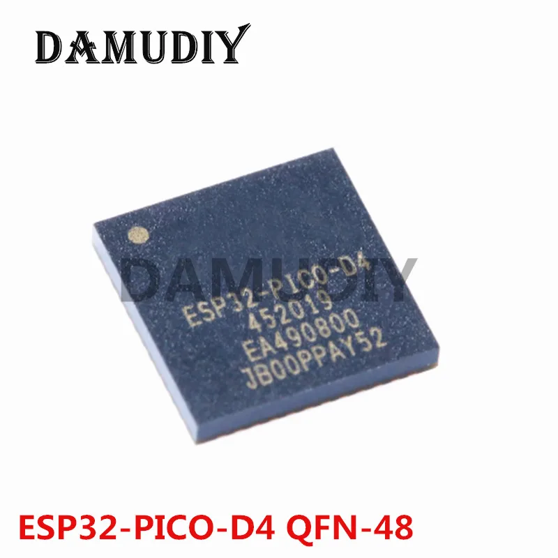 1-10 pces ESP32-PICO-D4 QFN-48 duplo-núcleo wifi ble bluetooth-compatível mcu sem fio transceptor chip esp32 pico d4
