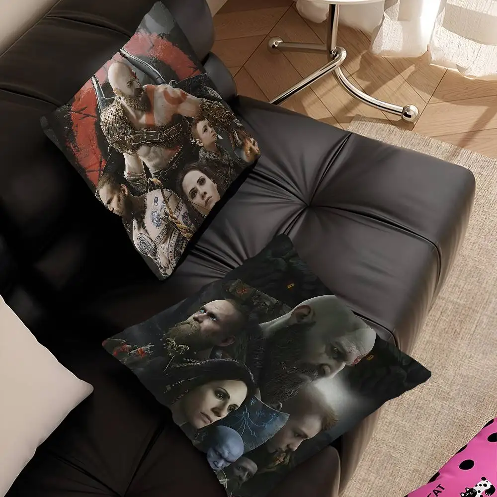 Game God Of War Ragnarok Pillow Cover Design Cushion Cover D