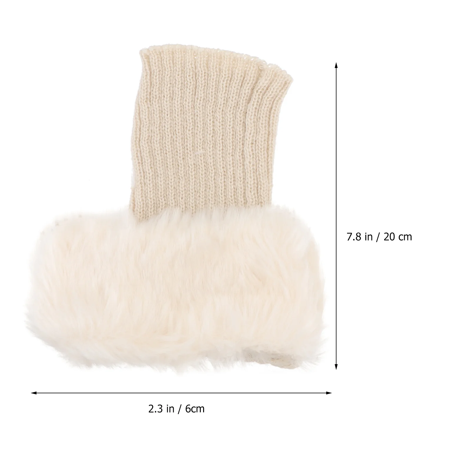 Fur Boot Covers Warm Socks Boots Fluffy Winter Stockings Shoe Shoes Accessory Acrylic Footwear Women's