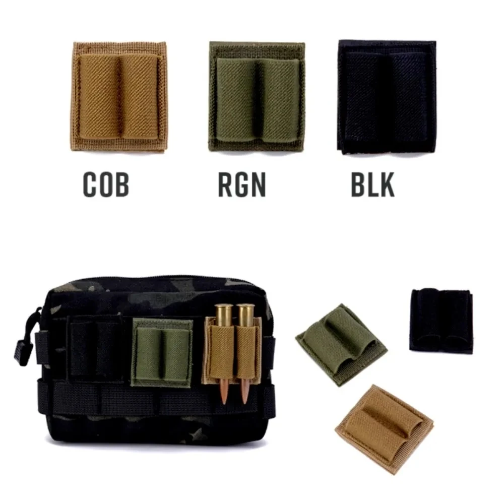 Round Bullet Holder for Rifle with Adhesive Backing Sticker, 308 30-06  Holder for Rifles Side and Buttstock  Pouch