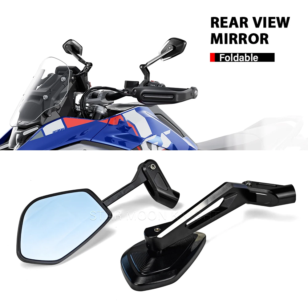 

For BMW R1300GS R1250GS R 1250 GS Adventure F750GS F850GS ADV Motorcycle Foldable Aluminum Alloy Rear View Mirror Anti-glare