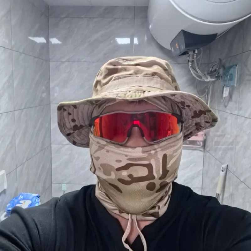 

Outdoor MEGE Camouflage Tactical Hat, Face Mask, Headband, Beni Hat, CS Military Fan Outdoor Mountain Hat