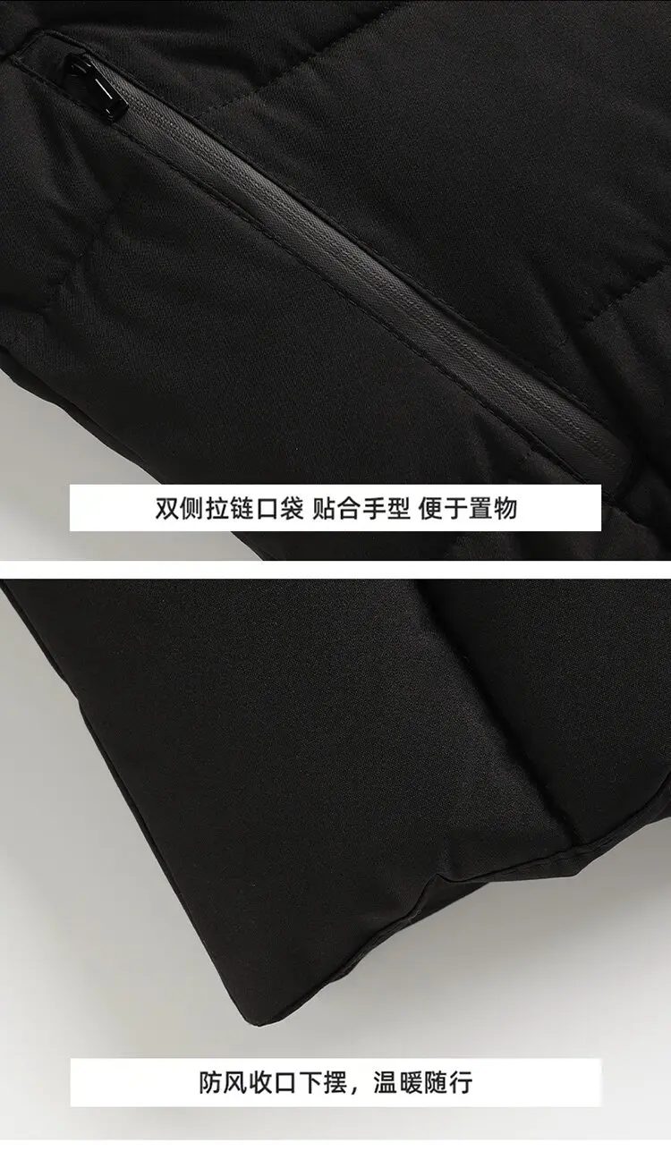 Winter new solid color outdoor sports thickened warm windproof cotton jacket men's casual loose plus size hooded coat