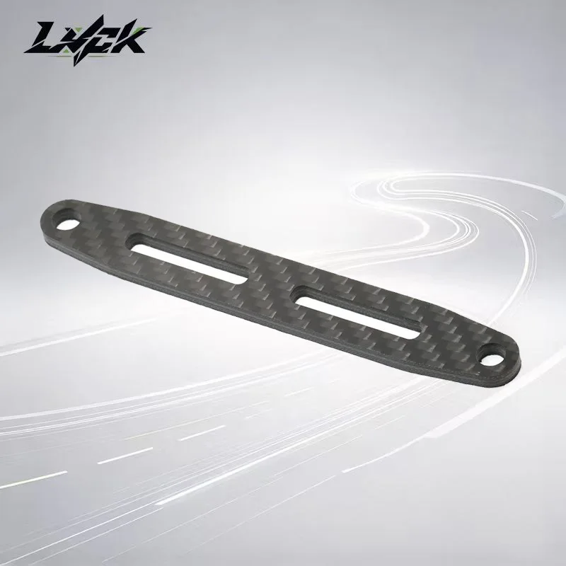 Lightweight Carbon Fiber Battery Mount Plate, Secure Lipo Fixing, For HNR H9804 1/10 RC Off-Road Car
