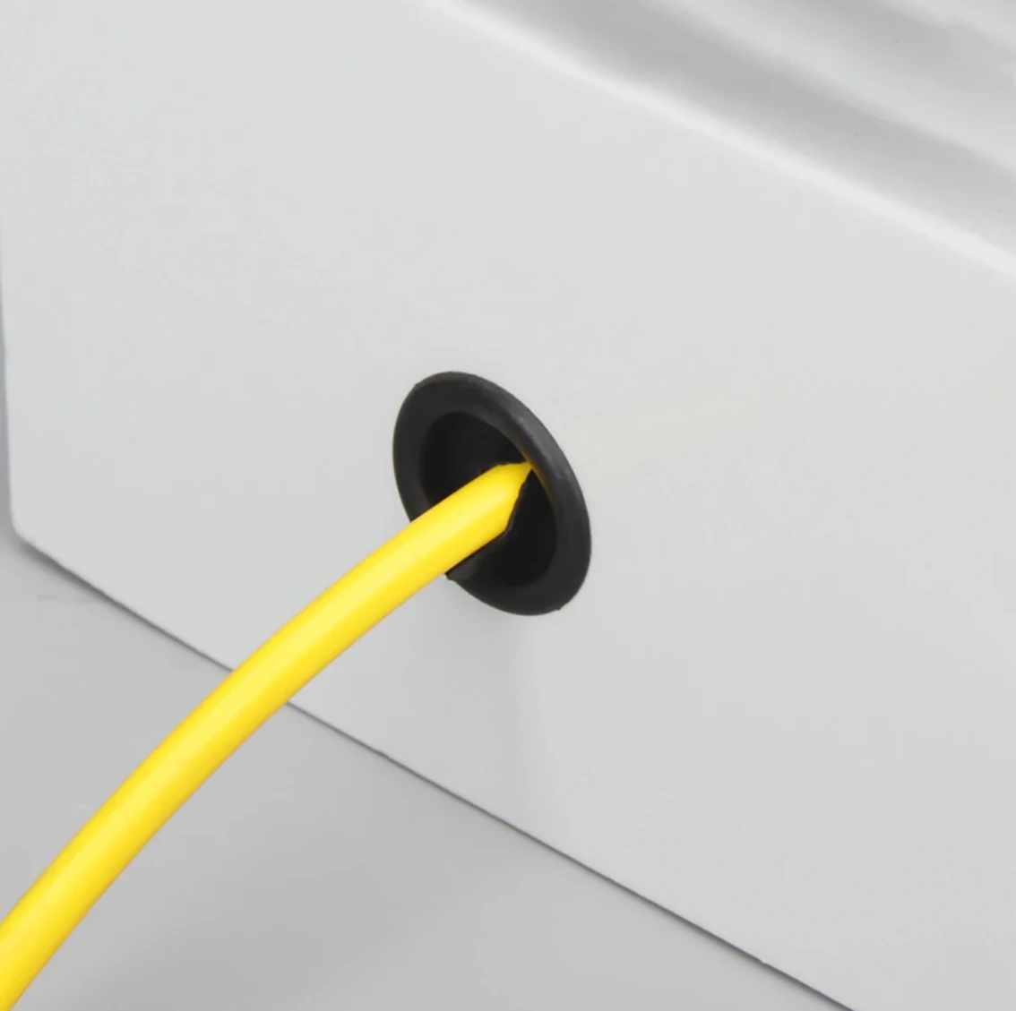 Oeillet de câblage en caoutchouc noir, 1 à 20 pièces, 14mm 16mm-150mm, bouchon à trou borgne simple face, protection des fils électriques, joint d'étanchéité