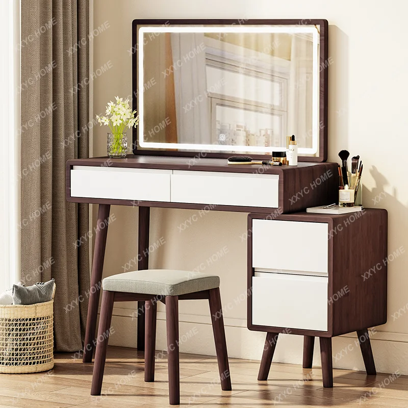 Practical Vanity Desk Premium Elegant Aesthetic Classic Vanity Desk Simple Textured Bedroom Furniture