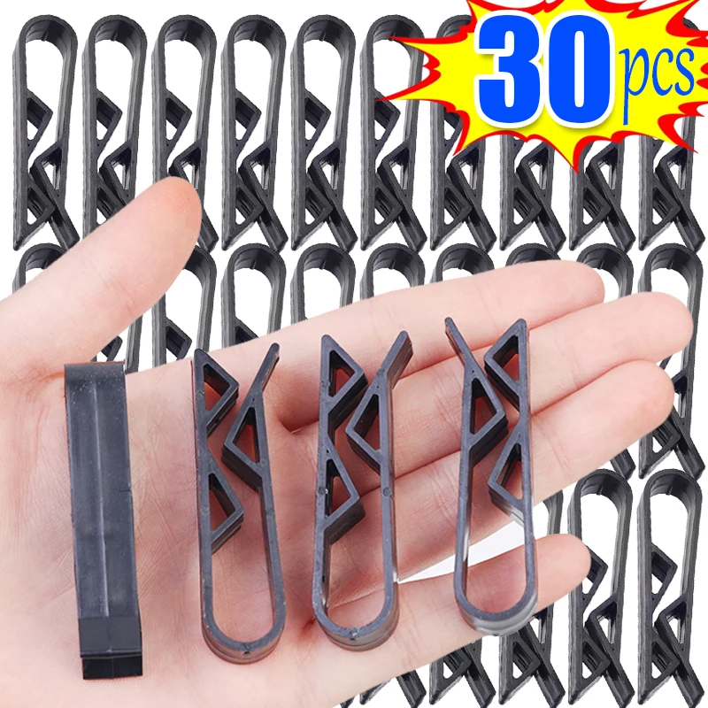 30/2PCS Garbage Bin Clips Anti-Slip Plastic Rubbish Basket Fixed Clip Can Trash Bag Clamp Bin Bag Holder Home Storage Tools