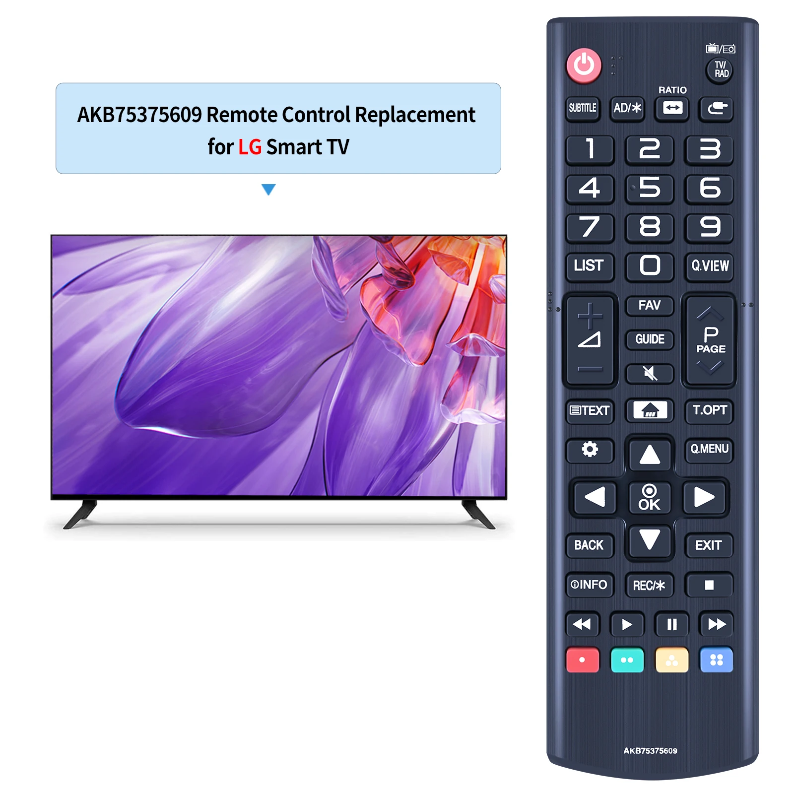 รีโมทคอนโทรล AKB75375609ใหม่สำหรับ32LK500ทีวี32LK500BPLA 32LK510 43LK5000