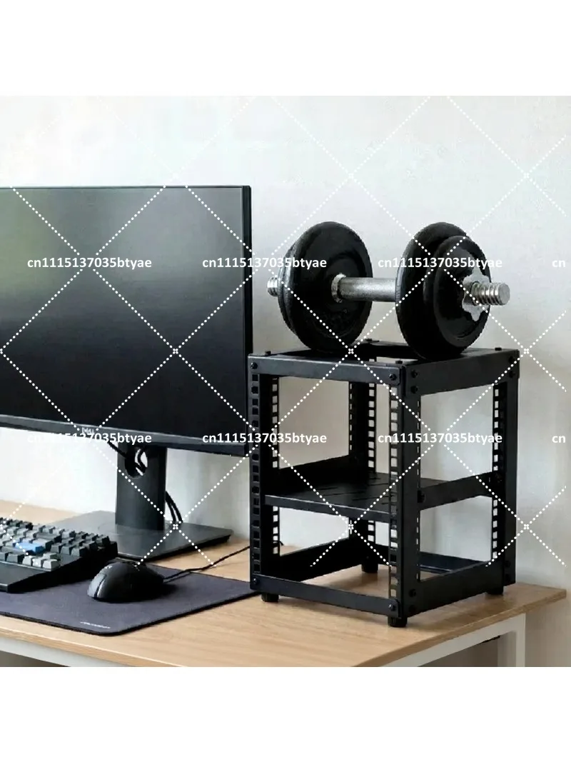 10 inch Desktop Cabinet Natural Unfinished NAS Router Storage Enclosure for Network Switch Device