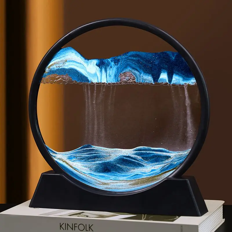 3d Quicksand Painting Desktop Ornaments Home Living Room Decoration Ecological Quicksand Painting Craft Decorations