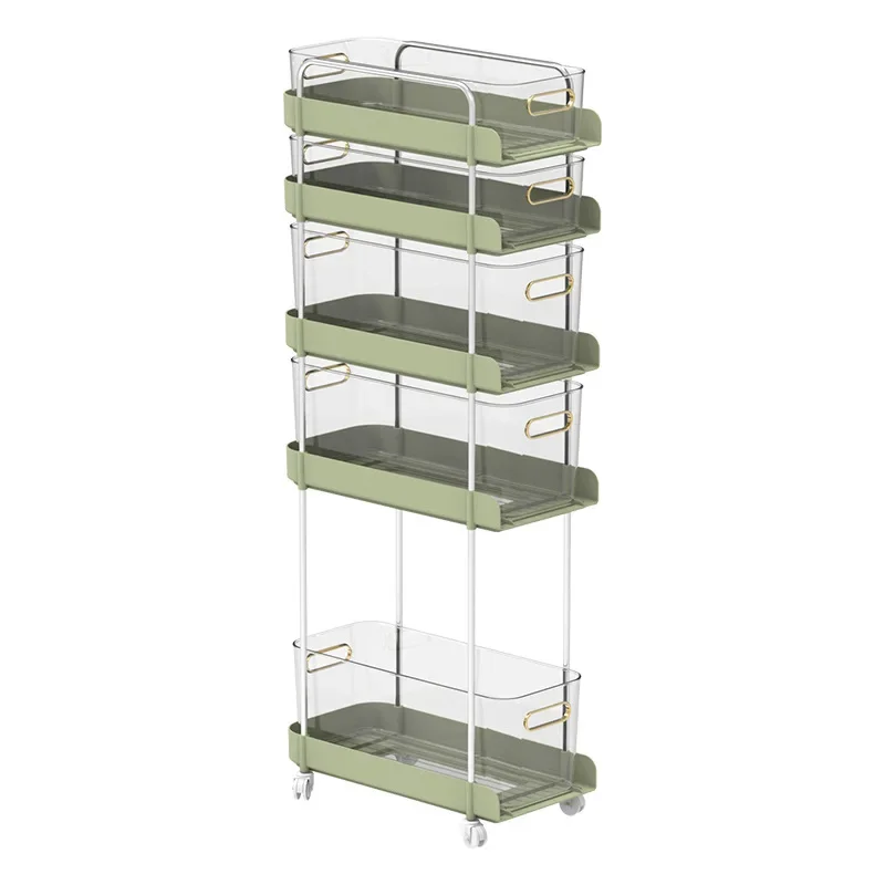 

Cosmetics Storage Rack Trolley Rack Slit Frame Snack File Cabinet Drawer Storage Cabinet