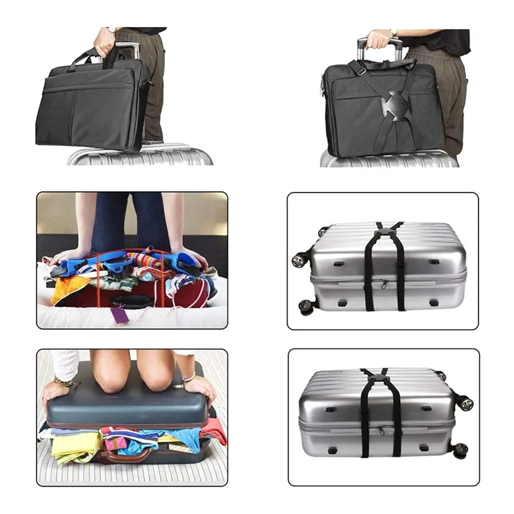 Anti-lost Binding Belt Cross Strap Travel Suitcase Accessories Packing Belt Luggage Buckle Strap Baggage Belts