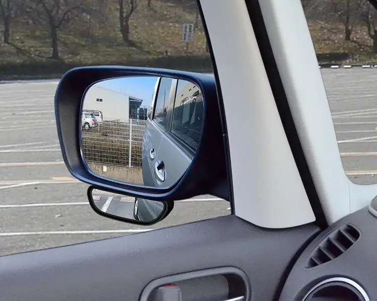 Car rearview auxiliary mirror Car inner and outer blind spot mirror Large field of view Suction cup Reversing wide angle