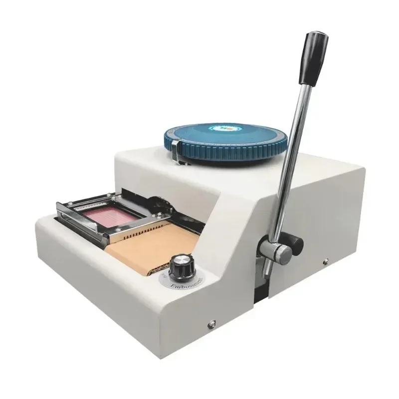 Small Manual Number Press Plastic ID PVC Card Embossing Machine for Card Making