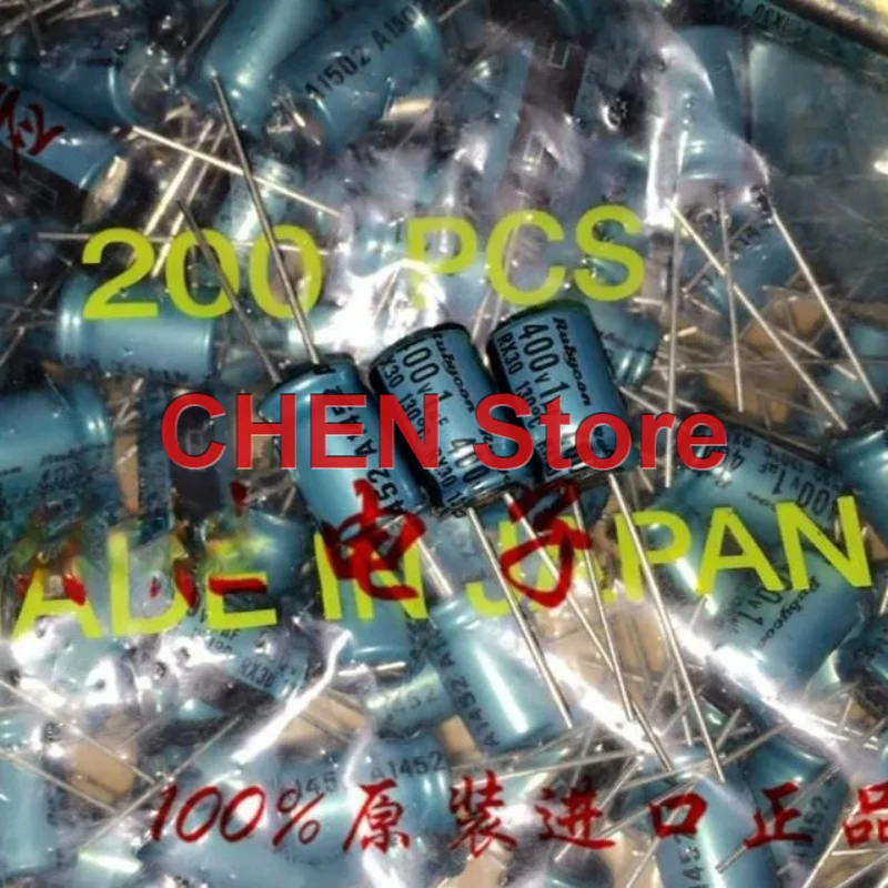 10PCS/50PCS original Rubycon RX30 1UF 400V 8X11.5MM 130C electrolytic capacitor 400V1UF free shipping