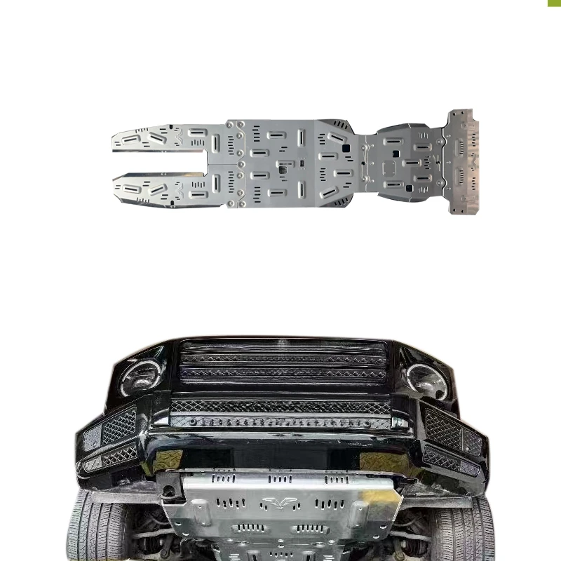 Sturdy-Fit Steel Skid Plate Strong-Buffer Engine Chassis Full Protection Multi-Vehicle Universal Kit
