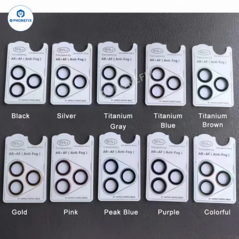 AR + AF ฟิล์มป้องกันเลนส์กระจกนิรภัยซีรีส์16สำหรับ iPhone 16 16 16 16PRO 16PRO ฝาหลังอุปกรณ์ป้องกันเลนส์