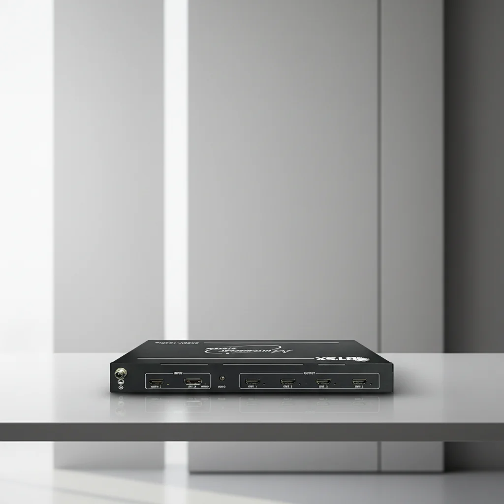 8K60 Multi-Screen Wall Processor 4 Port for Output 8K Input Multiple Splicing Modes Plug-and-Play Industrial Grade