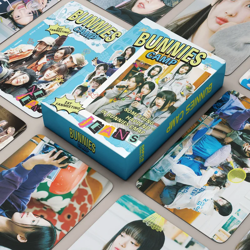 New girl groupNJ BUNNIES CAMPSupporting merchandiseLOMOCard Fans collect exquisite small cards