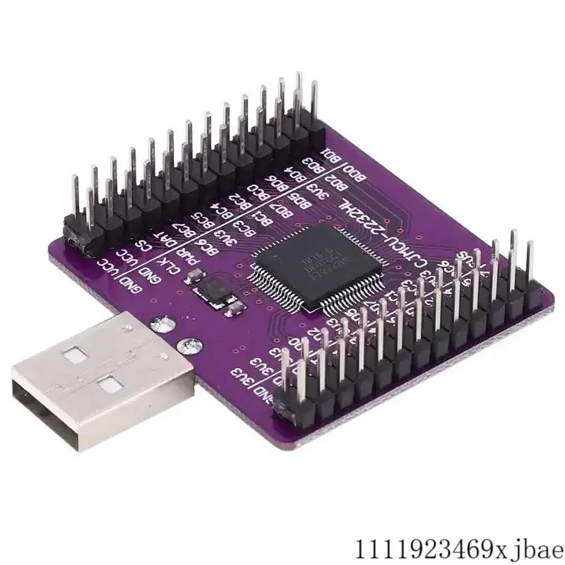 MCU-2232 FT223HL Communication Module, USB to UART FIFO SPI I2C JTAG RS232 Converter with External Memory Support