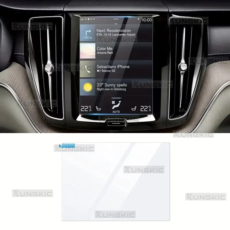 

Tempered Glass for Volvo V90 XC90 S90 XC60 V60 S60 XC40 2016-2019 2020 2021 2022 2023 Car Navigation GPS Screen Film Sticker