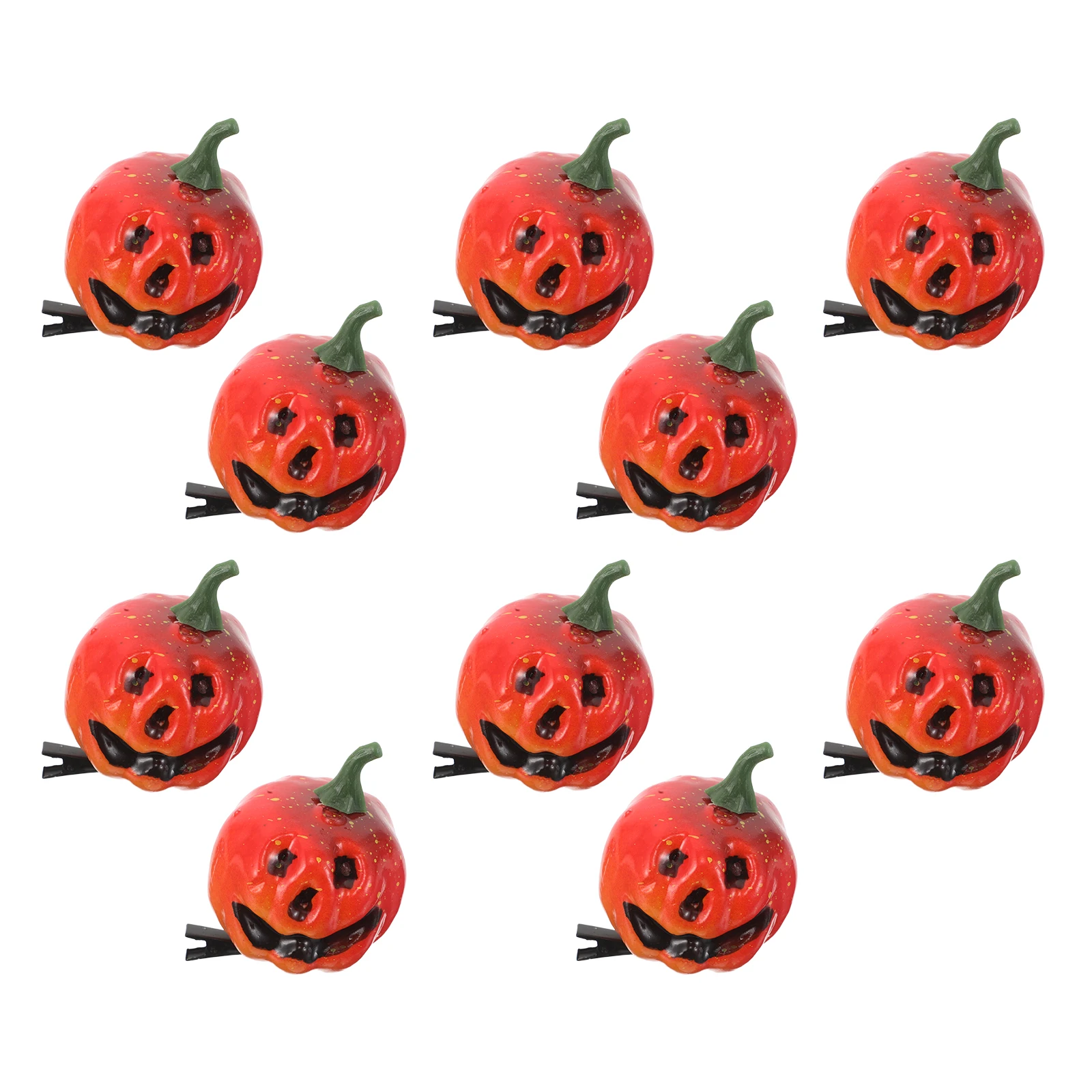 

Party Costume Hairpins Halloween Pumpkin Cute Clip Non-slip Clips for Women Plastic Accessory