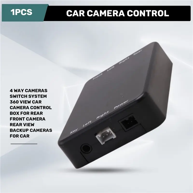 A33K-4 Way Cameras Switch System 360 View Car Camera Control Box For Rear Front Camera Rear View Backup Cameras For Car