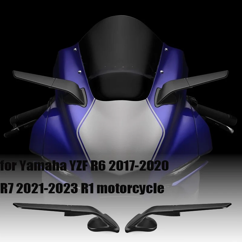 

for Yamaha YZF R6 2017-2020 R7 2021-2023 R1 motorcycle accessories modified fixed wind wing adjustable rotating rearview mirror