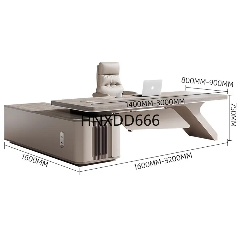 

Итальянский минималистичный офисный стол, скандинавский роскошный креативный дизайнерский стол L-образной формы, эстетичная офисная мебель для комнаты Escritorio FYOD
