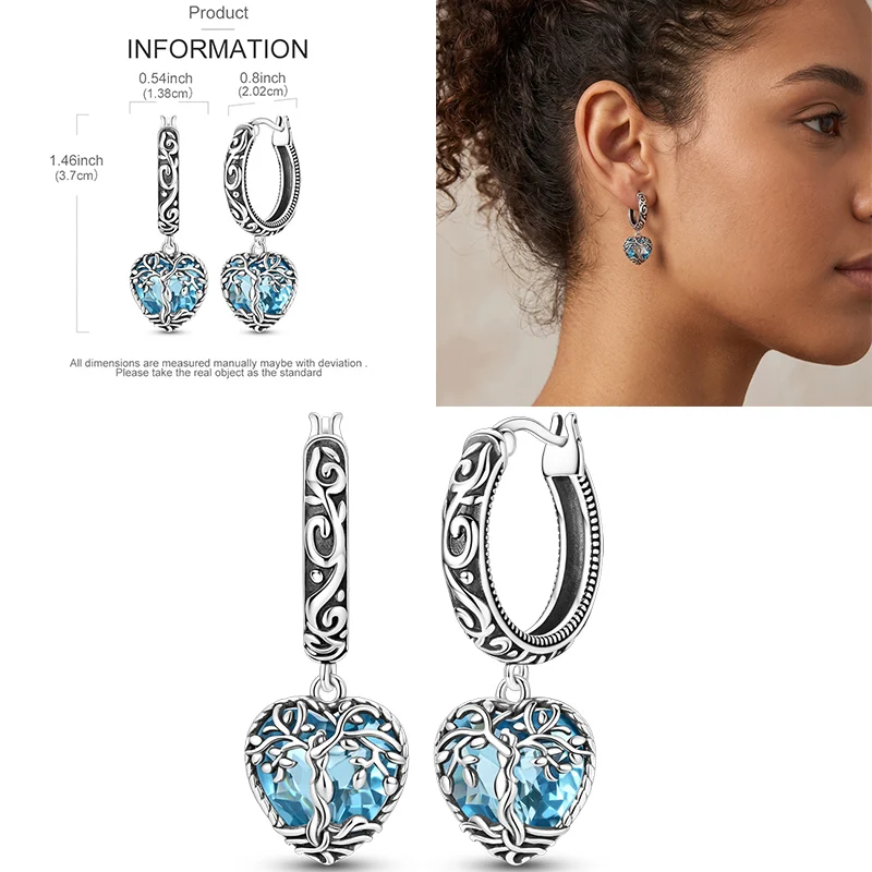 Funkelnde goldene Damen-Creolen aus 925er-Sterlingsilber, Schmetterlings-Ohrringe aus farbigem Zirkonium für Damen, Schmuck, Jahrestagsgeschenk – Detail 27