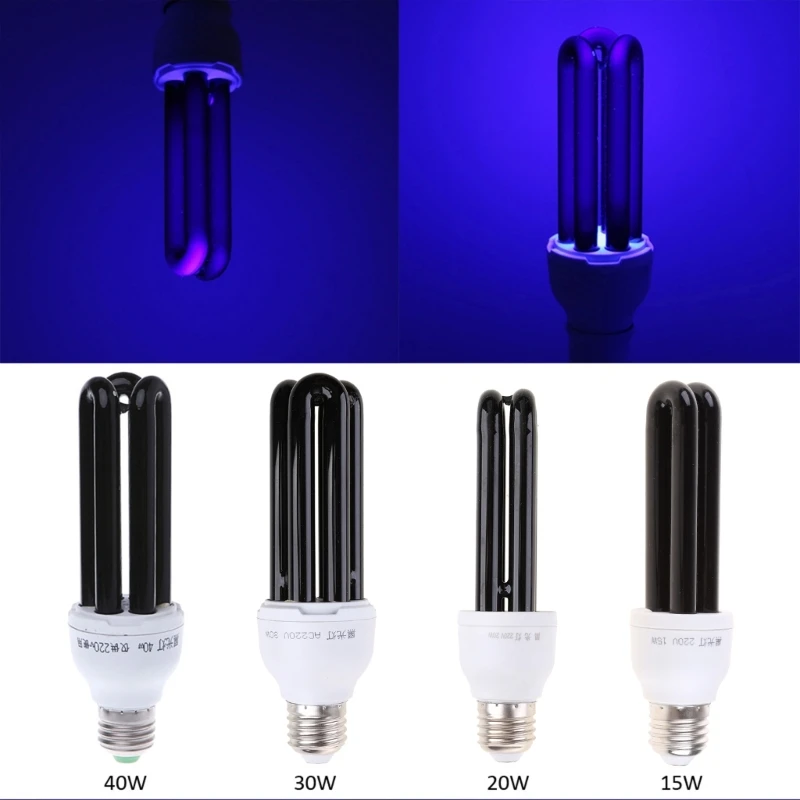 220V30W E27 Blacklight Light Bulb UV Light Lamp Fly Trap