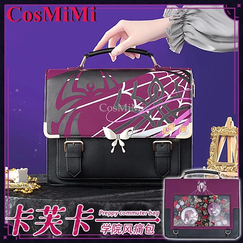 CosMiMi Hot Game Honkai: Star Rail Kafka Cosplay Theme Impression Pack Daily Preppy Commuter Backpack Messenger Bag Cute Itabag