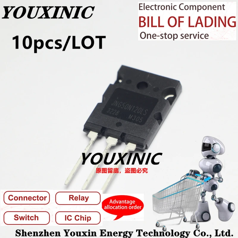 YOUXINIC  100% New Imported Original  JNG50N120LS  TO-264 50A 1200V  High-power IGBT field-effect transistor