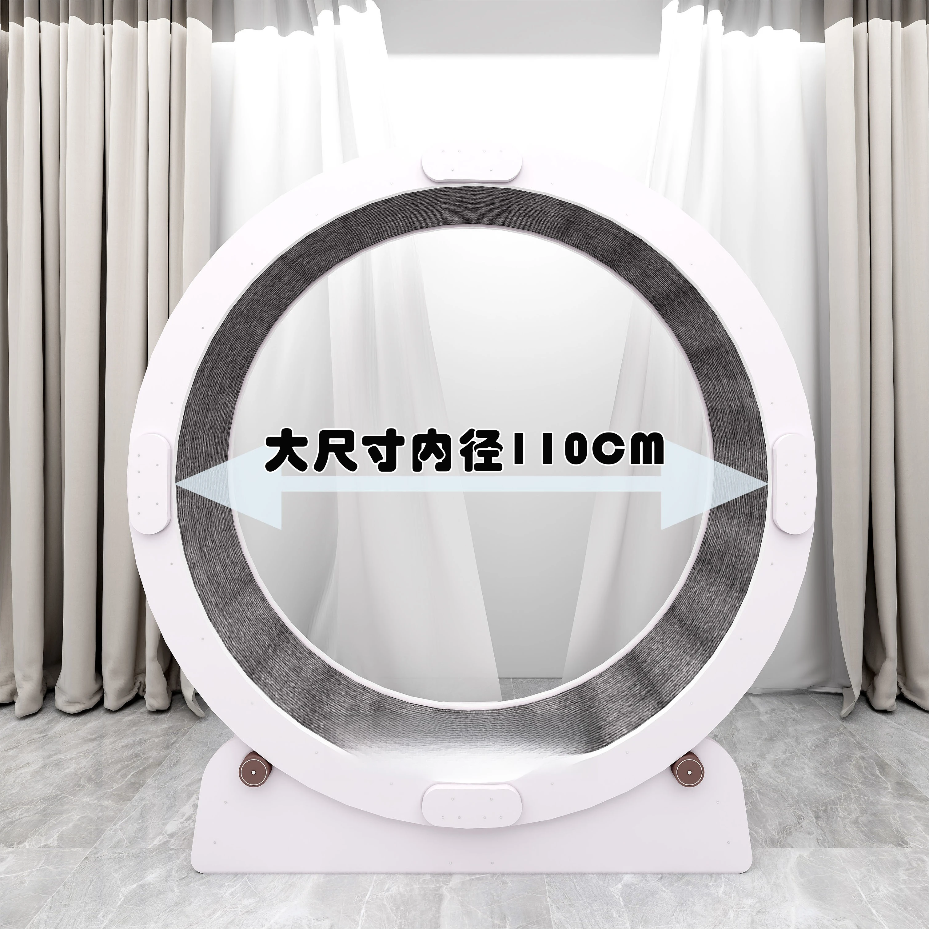 cat treadmill, pet anti-pinch roller ring, waterproof and decompression cat treadmill