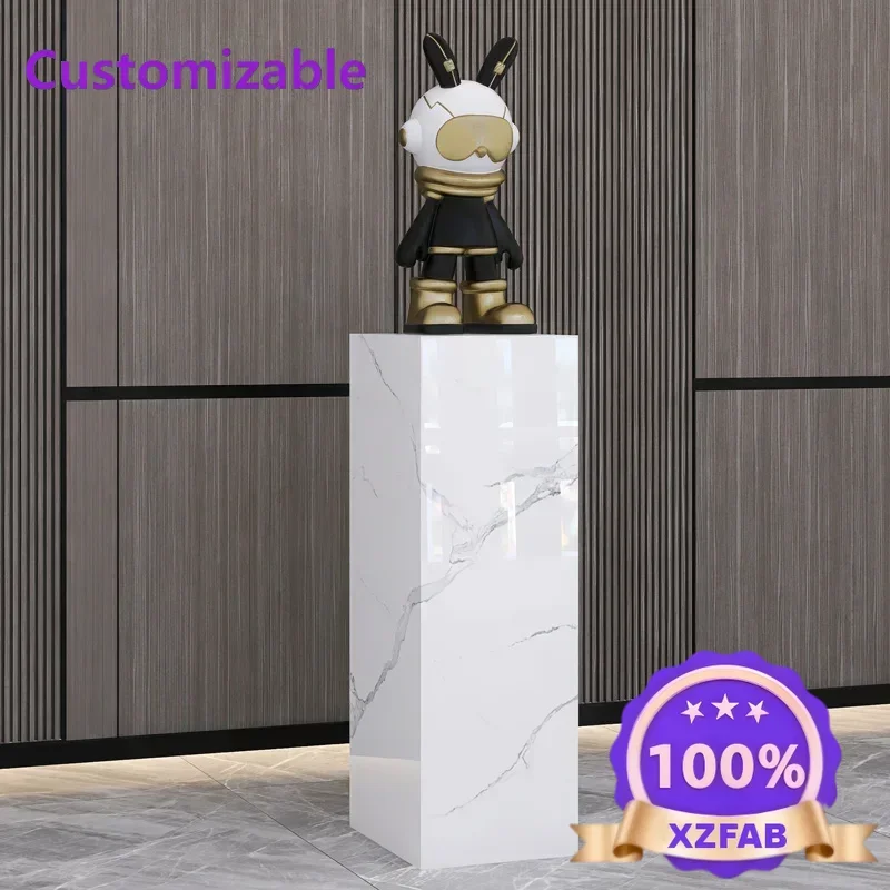 Factory Direct 2026 Living room porch hotel club exhibition hall marble sculpture ornaments base table crafts decorative rock ba