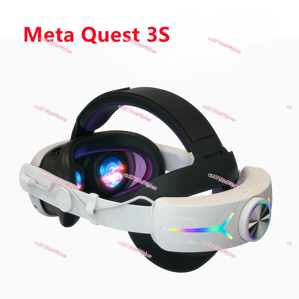 New Meta Quest 3S Headwear RGB Electric Accident 12000mAh Fast Charging Headband Quest3S Accessories VR