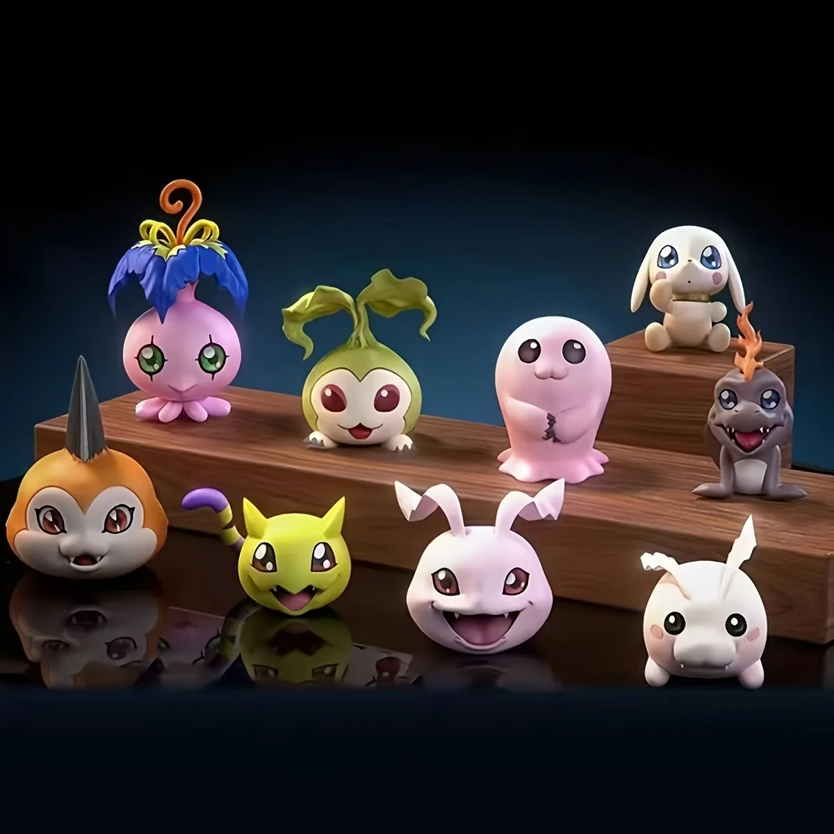 2-5cm anime digimon aventura figura gabumon pyocomon koromon mochimon figuras de ação pvc estátua coleção modelo brinquedos presentes