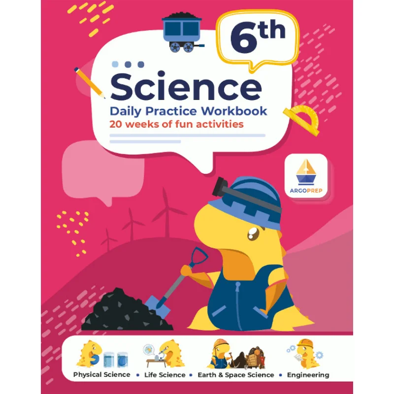 6th Grade Science Daily Practice Workbook 20 Weeks Of Fun Activities Physical Life Earth  Space Science Engineering  Video Expla